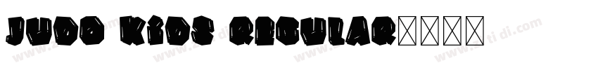 Judo Kids Regular字体转换